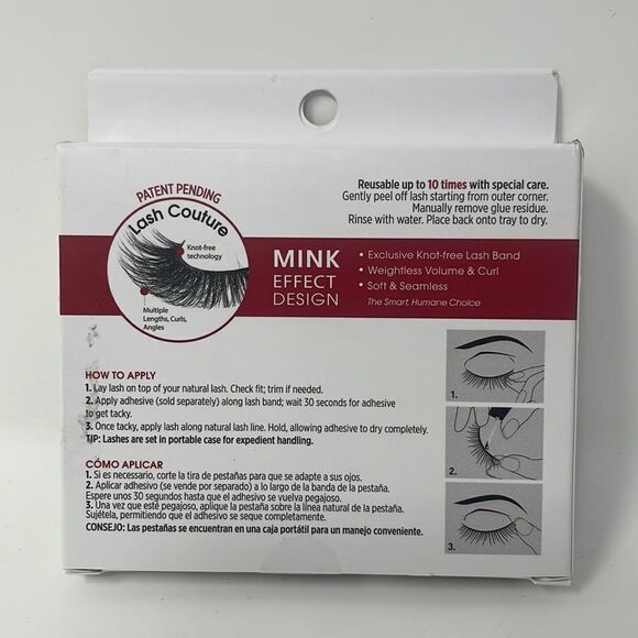 Kiss Lash Couture Faux Mink Collection set of 2 Lashes Muse - Picture 3 of 5